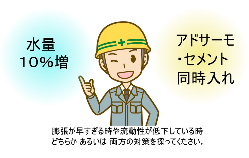 夏場のアドサーモ製造のヒント